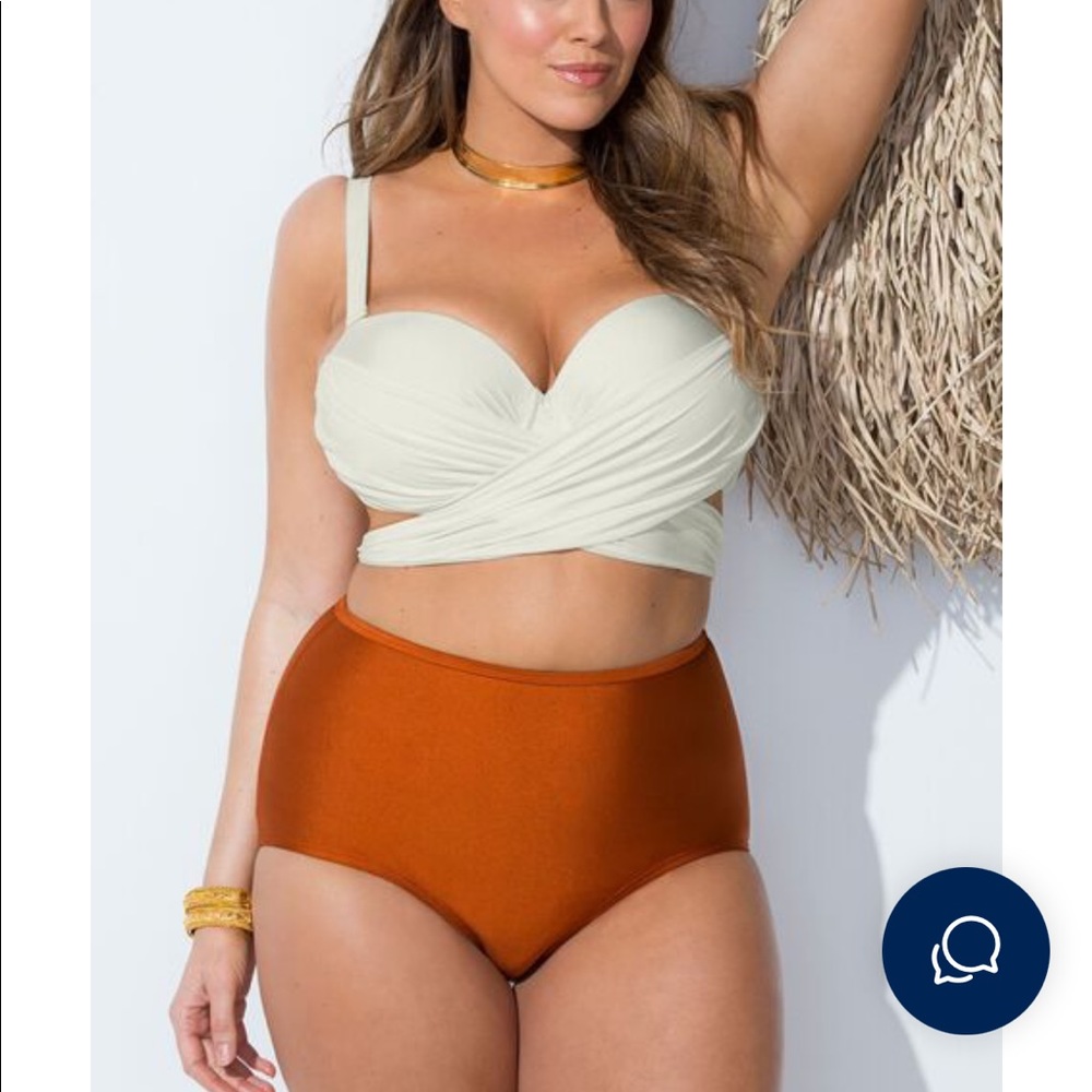 NEW Swimsuits For All Size 18 (runs small) high waist bikini bottoms